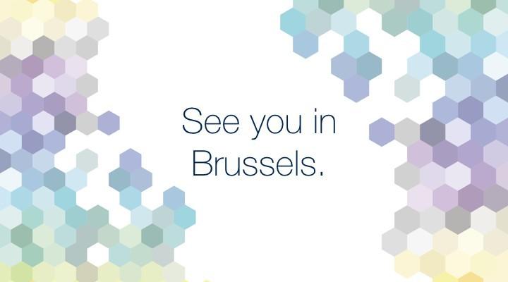 See you in Brussels